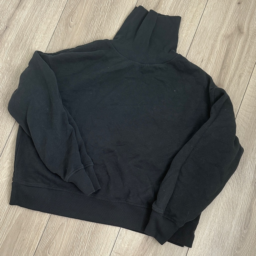 Twik Men's Classic Black Turtleneck Sweater